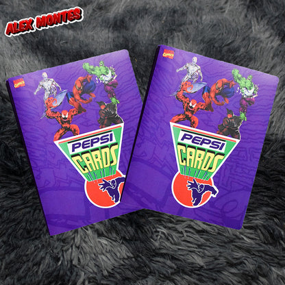 2 Albums Coleccionadores Pepsi Cards Reimpresion de Marvel