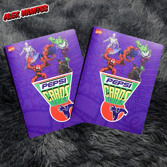2 Albums Coleccionadores Pepsi Cards Reimpresion de Marvel