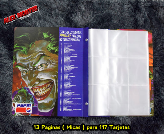 Album Coleccionador Pepsi Cards Reimpresion de DC Comics