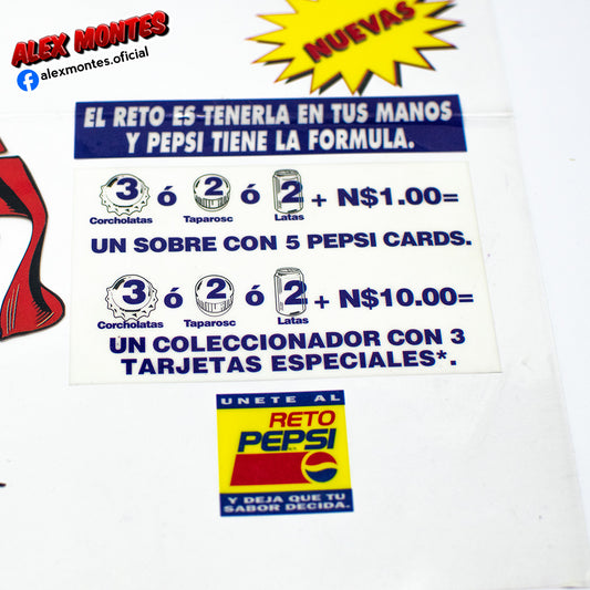 Adherible Promocion Pepsi Cards de DC comics original