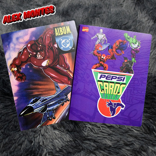 Album Coleccionador Pepsi Cards Reimpresion de Marvel y DC Comics
